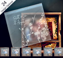Load image into Gallery viewer, Frosted Acrylic 6x4 Walnut Wooden Photography Presentation Box + USB Flash Drive
