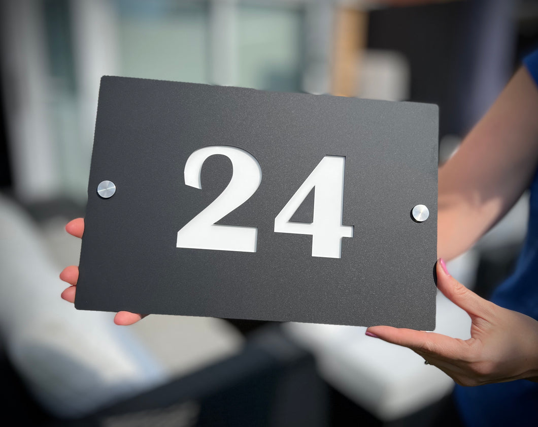 Acrylic House Number/Name Sign Plaque