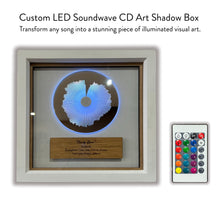Load image into Gallery viewer, Custom LED Soundwave CD Art Shadow Box