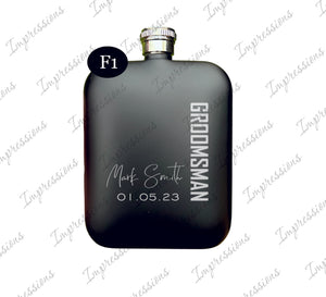 Best Man Groomsman Wedding 6 OZ Flask