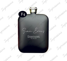 Load image into Gallery viewer, Best Man Groomsman Wedding 6 OZ Flask