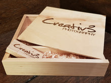 Load image into Gallery viewer, Maple Wood 6x4 Photography Wedding Photo Presentation Box