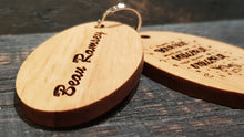 Load image into Gallery viewer, Personalised Unicorn Wooden Keyring with Name Engraved