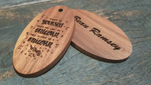 Load image into Gallery viewer, Personalised Unicorn Wooden Keyring with Name Engraved