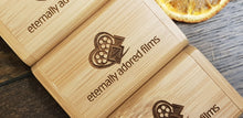 Load image into Gallery viewer, Bamboo Wooden Pebble USB Flash Drive Storage Pen + Flip-Box Photography Gift