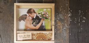 Maple Wood & Acrylic 6x4 Photography Presentation Box + USB Logo Engraved