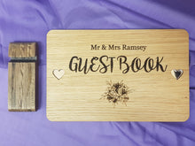 Load image into Gallery viewer, Oak Guest Book Sign