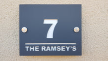 Load image into Gallery viewer, Acrylic House Number/Name Sign Plaque