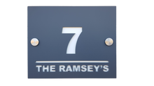 Load image into Gallery viewer, Acrylic House Number/Name Sign Plaque