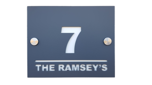 Acrylic House Number/Name Sign Plaque