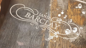 Engraved Etched Acrylic Impressions Laser Studio