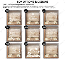 Load image into Gallery viewer, Walnut Wood &amp; Acrylic 6x4 Photography Presentation Box + USB Logo Engraved
