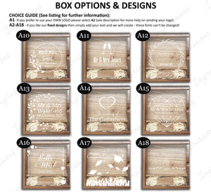 Walnut Wood & Acrylic 6x4 Photography Presentation Box + USB Logo Engraved