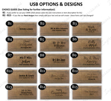 Load image into Gallery viewer, 6x4 Walnut Wooden Photography Presentation Box + USB Flash Drive No