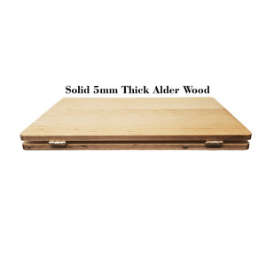 Personalised Laser Engraved Wooden Card Plaque Gift