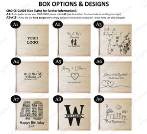Maple Wood 6x4 Photography Wedding Photo Presentation Box