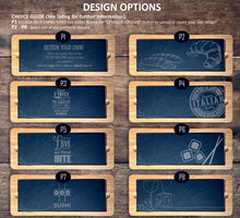 Load image into Gallery viewer, Bamboo &amp; Slate Rectangle Service Board Platter 330mm x 130mm