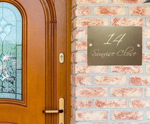 Personalised Slate House Name Number Sign Office Plaque