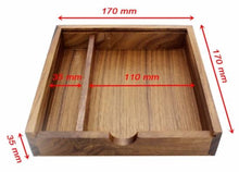 Load image into Gallery viewer, Walnut Wood &amp; Acrylic 6x4 Photography Presentation Box + USB Logo Engraved